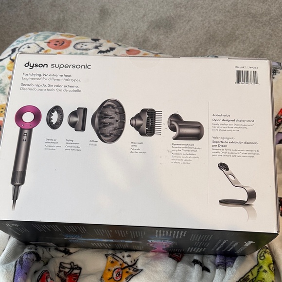 Dyson Supersonic Hair Dryer in Silver and Pink